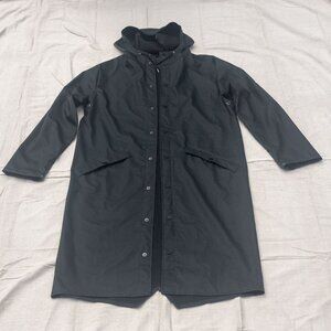 Rains Longer Jacket in size US Mens's small and color black